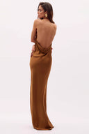 Vestido Nemesis Goldbit Brown