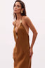 Vestido Nemesis Goldbit Brown