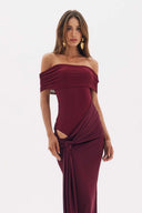 Vestido Ombro Bianca Bordo
