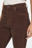 Pantalon High Veludo Marrom