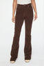 Pantalon High Veludo Marrom