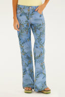 Pantalon Jeans Paisagem Azul