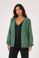 Cardigan Pelinho Catuai Verde