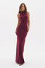Vestido Reto Mariah Burgundy
