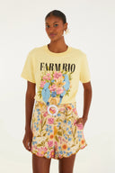 Short Sarja Mari Amarelo
