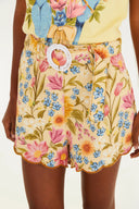 Short Sarja Mari Amarelo
