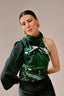 Blusa Tina Green Black