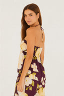 Top Floral Lola Roxo