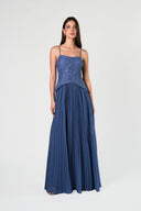 Vestido Asana Slate Blue