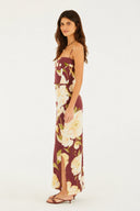 Vestido Fenda Lola Roxo