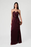 Vestido Marini Wine
