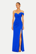 Vestido Maya Royal Blue