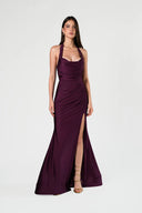 Vestido Meridian Plum