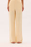 Pantalon Button Wool Beige