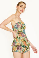 Top Zambria Beige Multi